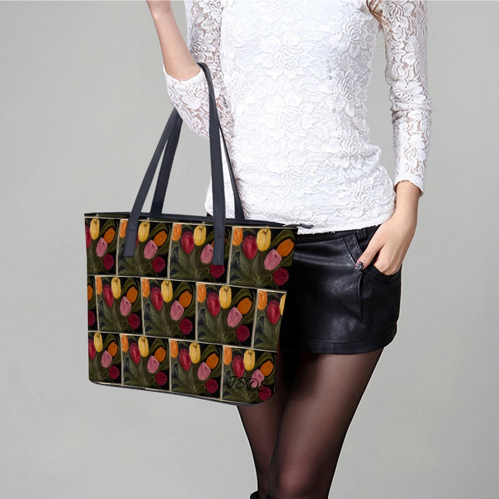 Leather lady's handbag