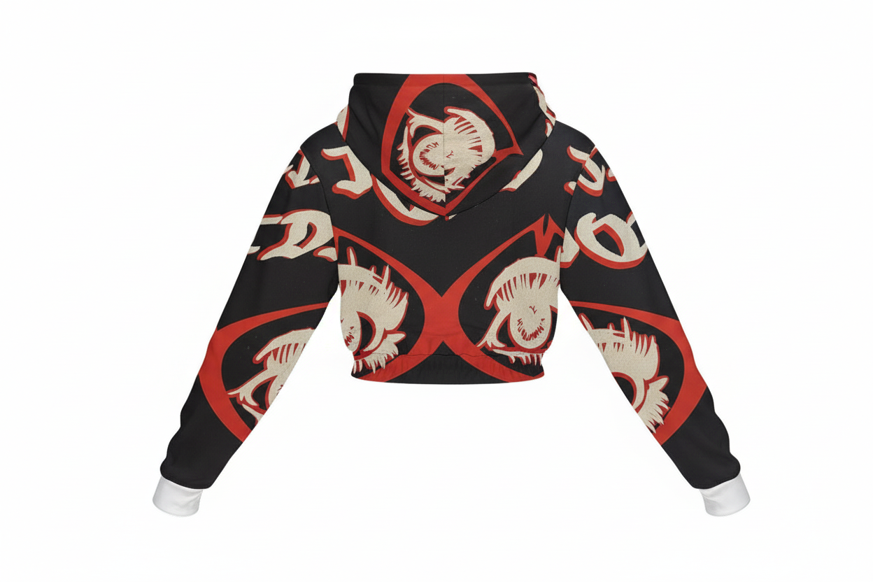 Women's Chiffon Cropped Jacket zipper coat