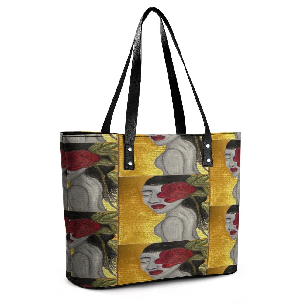 Leather lady's handbag
