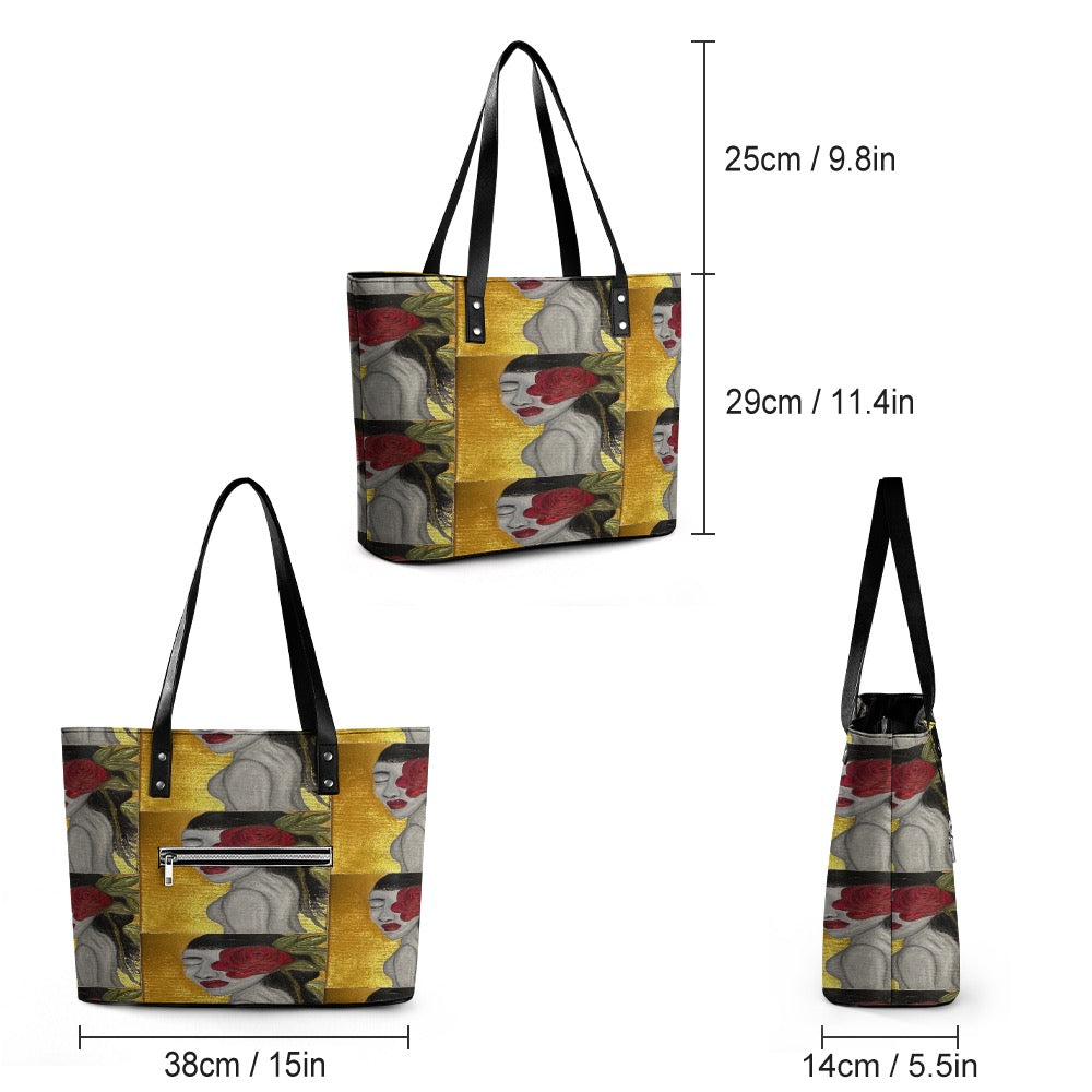 Leather lady's handbag