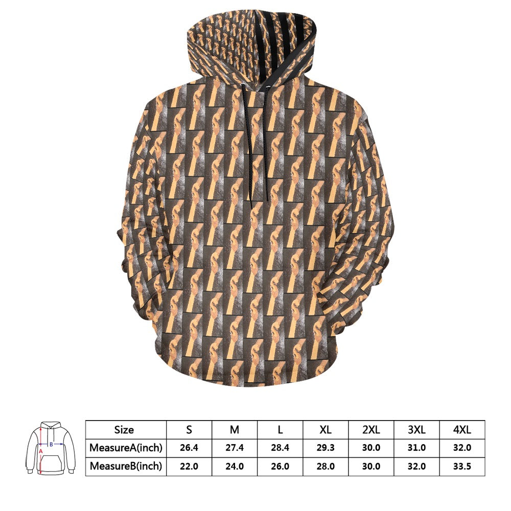 Men's All Over Print Hoodie (USA Size) (Model H13)