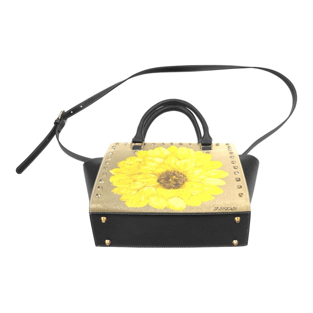 Rivet Shoulder Handbag