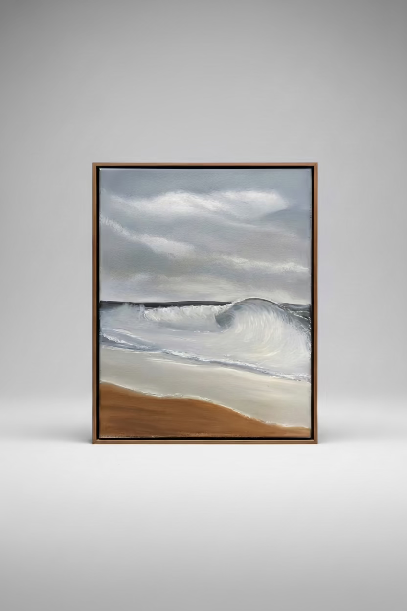 Oil paint, print are available