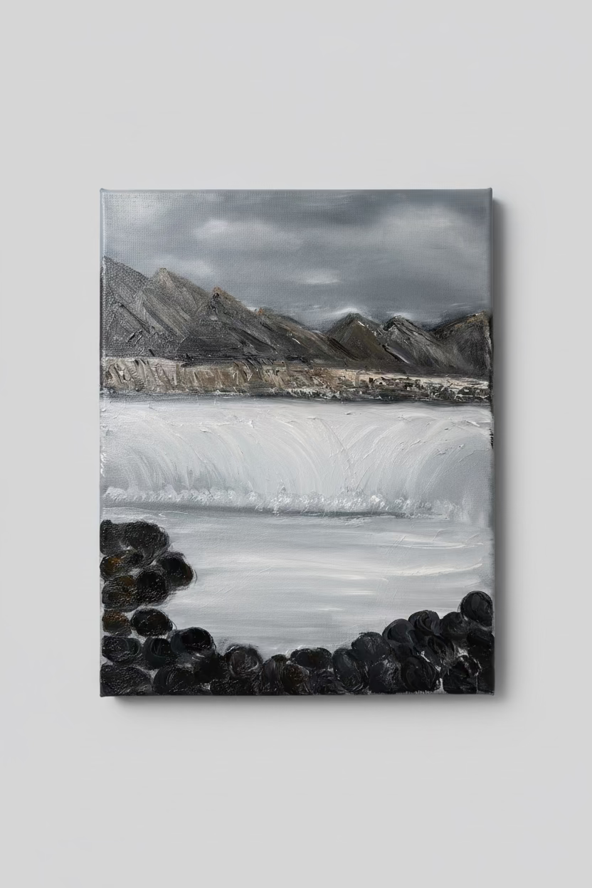 oil paint on canvas