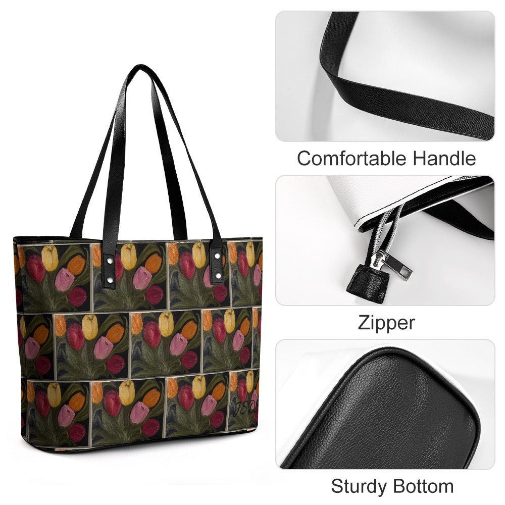 Leather lady's handbag