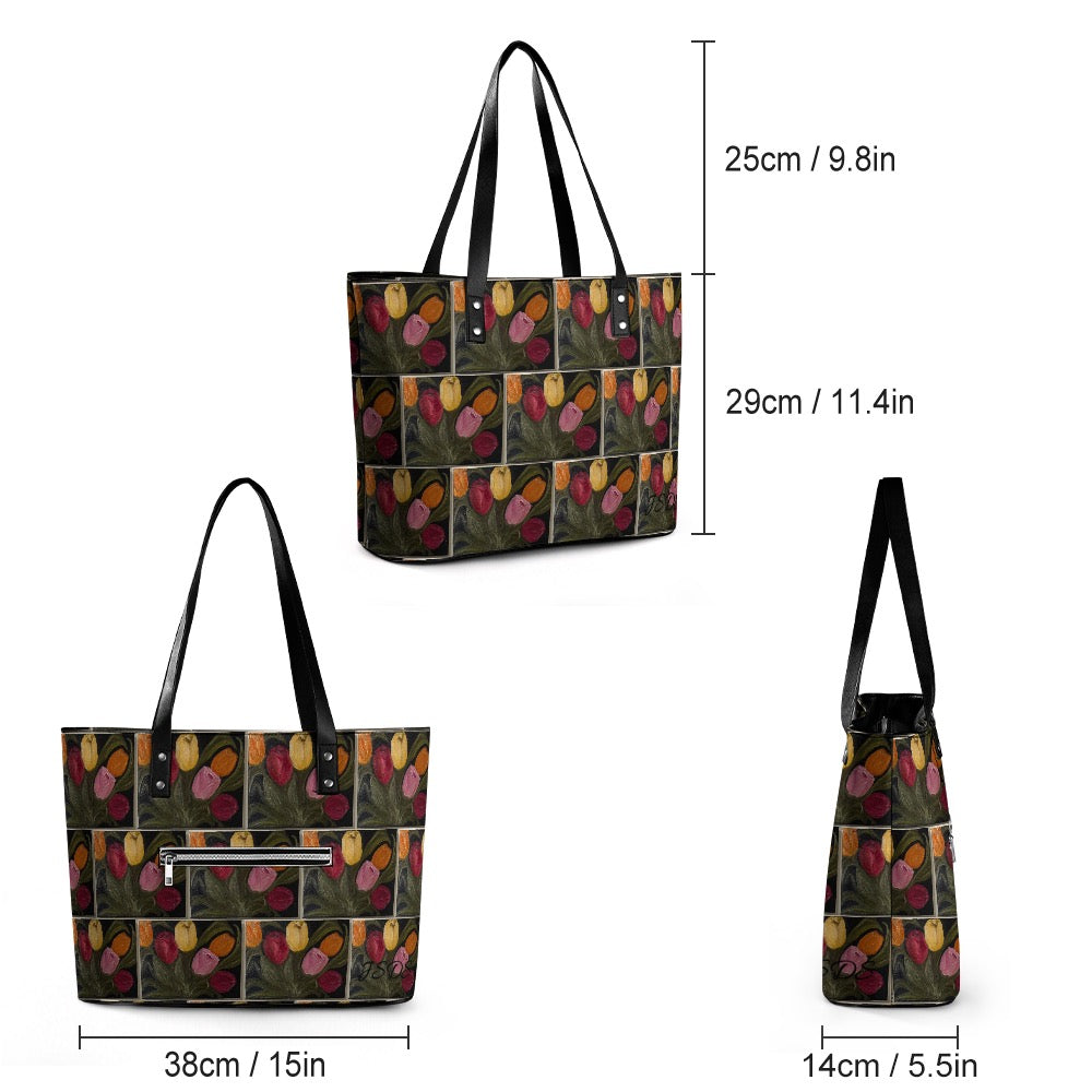 Leather lady's handbag