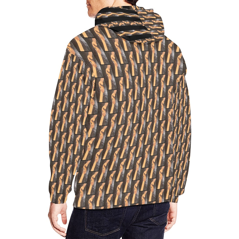 Men's All Over Print Hoodie (USA Size) (Model H13)