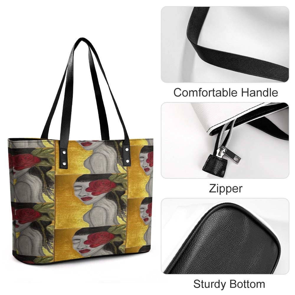 Leather lady's handbag